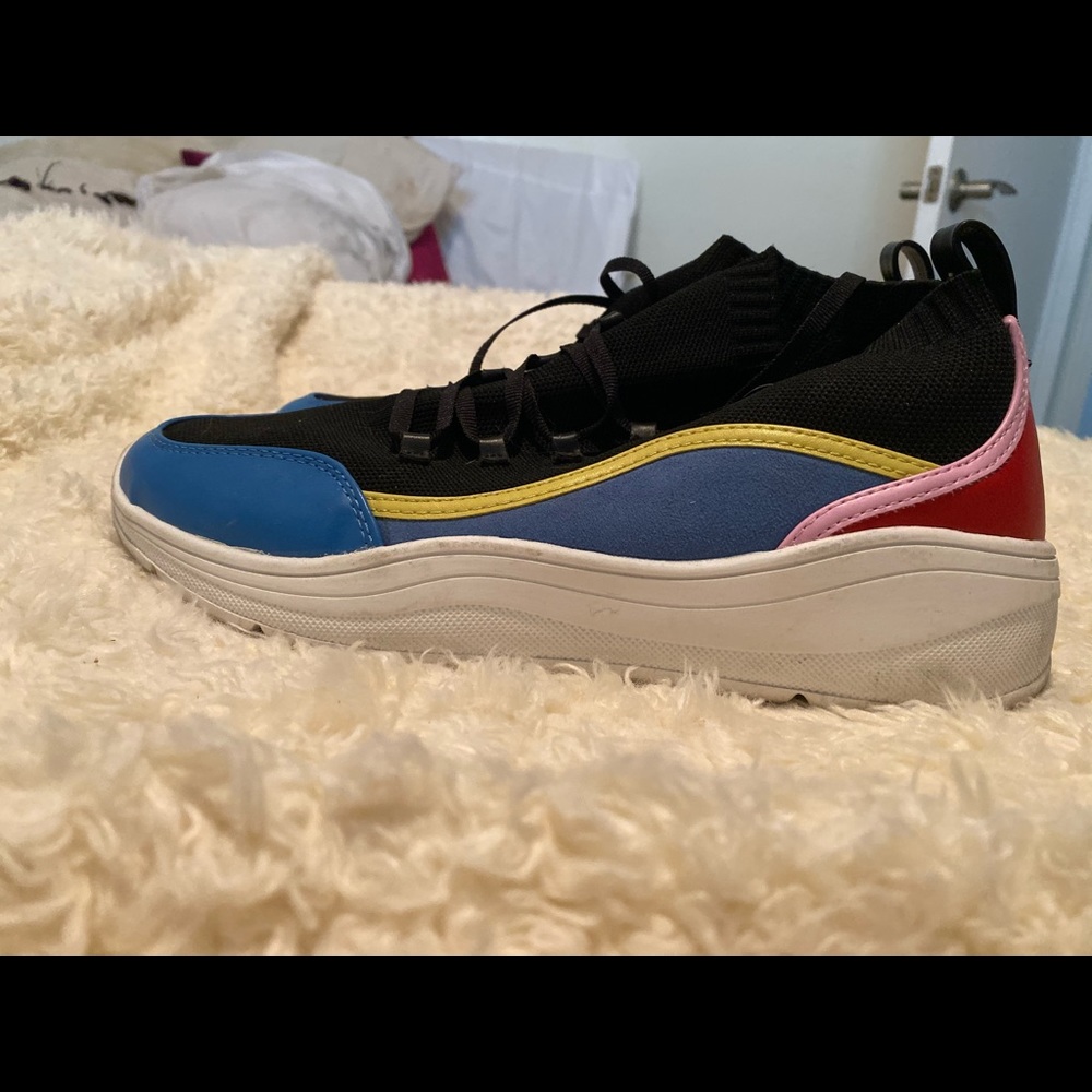 Color block sneakers